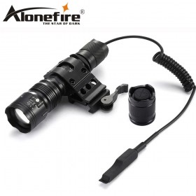AloneFire TK104 led flashlight waterproof flash lights xml L2 5 modes tactic lintern flash light with remote pressure pad switch