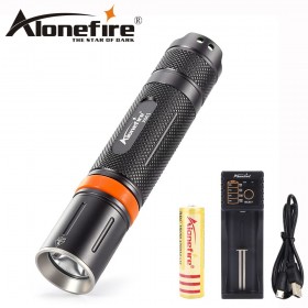 AloneFire X001 tactical led light powerful flashlight CREE XML L2 led mini light penlight