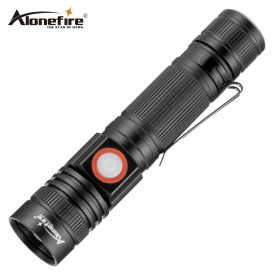 AloneFire X003 Rechargeable Usb Flashlight XML-T6 Led Flashlight 3 modes Zoomable torch 18650 Camping