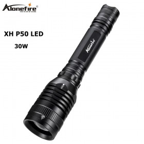 AloneFire H009 XHP50 Powerful LED flashlight Tactical Zoom torch Lantern Waterproof Zoomable flash lights camping lamp