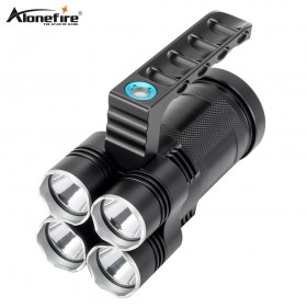 AloneFire HT04 Super Bright LED Flashlight Outdoor Portable Handheld flash lights Searchlight Shots Lamp