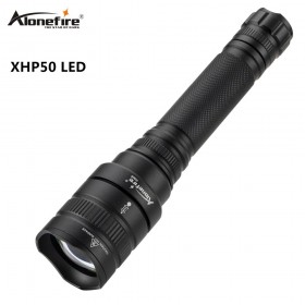 AloneFire H005 Led flashlight cree xhp50 18650 battery Hunting Adventure night walk Powerful led Tactical flashlight