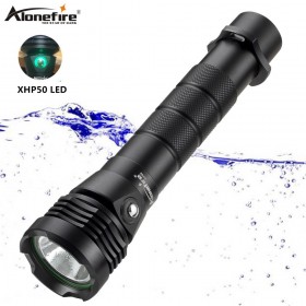 AloneFire DV54 LED Diving Flashlight Torch Powerful xhp50 Underwater LED Waterproof Scuba Dive Torch Lantern