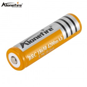 AloneFire 1PC Original 18650 3.7V 4200mah 18650 Lithium Rechargeable Battery For led Flashlight batteries