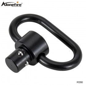 AloneFire M390 Heavy Duty Push Button QD Rifle Sling Swivel Mount Adapter 1.25-Inch Loop hunting