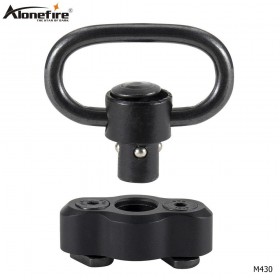AloneFire M430 Heavy Duty Push Button QD Quick Release Gun Sling Swivel Mount Adapter for Hunting Acceossries