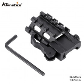 AloneFire KC D0036 Tactical 20mm weaver picatinny Rifle Scope Mount Base Dovetail Extend Weaver Picatinny Rail Adapter