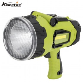 AloneFire HY-7006 Powerful LED Handheld Flashlight Torch Spotlight LED Portable Lantern Handheld Searchlight Spot Beam