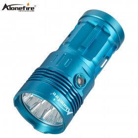 Alonefire H020 High Power 30W 50000 Lumens LED Flashlight Torch 8xL2 Linterna Lamp Portable Searchlight