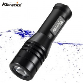 Alonefire DV58 Dive LED Flashlight Diving Light L2 Super Bright Underwater Waterproof Portable Lantern dive Lamp Torch