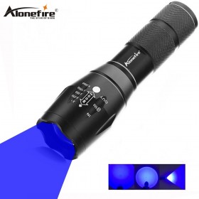 Alonefire G700 XPE Q5 Led 5W Blue Bright light Flashlight Fishing Outdoor hunting Torch Camping lamp AAA 18650 battery