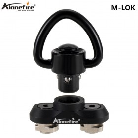 Alonefire M650 M-lok Sling Mount Standard QD Sling Swivel 1.25 Inch Adapter for M lok Rail