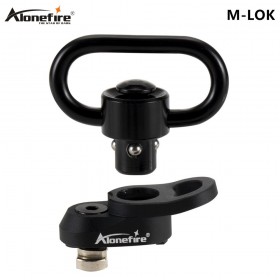Alonefire M660 Tactical Sling Swivel Loop Push Button QD Mount m-lok For MLOK Handguard Rail Attachment Accessories