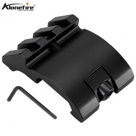 Alonefire Y0073 45 Degrees 20mm Rail Mount Release Picatinny Rail Base Adapter Hunting Rifle Scope Tools Accessories