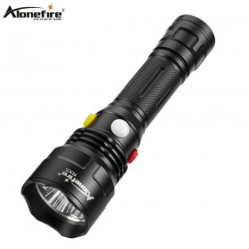 Alonefire RX5 White red green yellow Led Flashlight Waterproof Magnetic Tactical torch LED Torch Light For Outdoor Distress signal