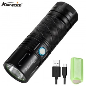 Alonefire X012 Super Powerful LED Flashlight SST40 Waterproof USB Rechargeable Torch Ultra Bright Lanterna Night Lighting