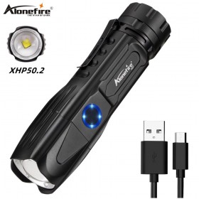 Alonefire H37 Brightest xhp50.2 High powerful rechargeable LED Flashlight lanterna Tactical Light 26650 Camping Hunting Lamp