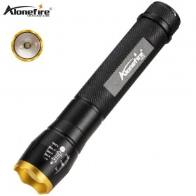 Alonefire X012 XPE Mini LED Flashlight Waterproof Zoom Torch Telescopic Night Lighting for Camping Hiking Out