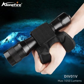Alonefire DIV01V Diving Flashlight Photography LED Light Underwater Waterproof Torch XML L2 LED Dive Light