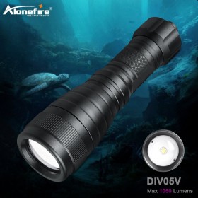 Alonefire DIV05V Diving Torch Video Handheld Diving Flashlight Scuba CREE XM-L2 LED Dive Photography Video Camera lamp light
