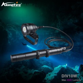 Alonefire DIV10W CREE XM-L2 LED Waterproof Scuba Diving Flashlight Dive Underwater 150M Torches Lamp Light