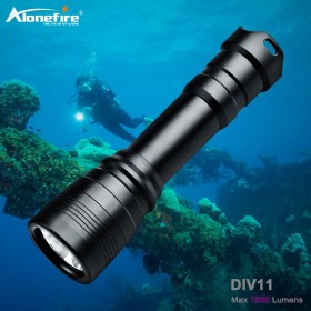 Alonefire DIV11 CREE XM-L2 Flash Light Lantern 150M Underwater Diving Torch Waterproof Flash Light Lantern