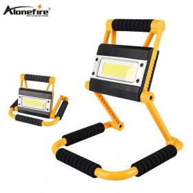 Alonefire Z4 20W Led Portable Spotlight Super Bright Led Work Light Rechargeable for Outdoor Camping Lampe Led Flashlight