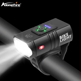 Alonefire BL05 Built-In rechargeable bicycle Front light set T6 USB Rechargeable Rear Light LED Headlight Bike Lamp Cycling