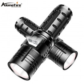 Alonefire H47 High Power XHP70 Tactical flashlight Rechargeable LED Torch Waterproof Lighting Camping Hunt light