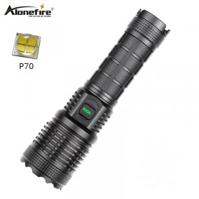 Alonefire X19 Most Ultra Powerful XHP70 26650 LED Flashlight XLamp Rechargeable USB torch Tactical Light Camp Torch