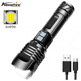 Alonefire X21 xhp99 most powerful led flashlight usb rechargeable tactical torch 26650 hand lamp for Camping Hunting