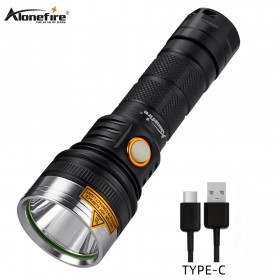 Alonefire X27 Super Powerful LED Flashlight SST40 Tactical Torch USB Rechargeable aterproof Lamp Ultra Bright outdoor Camping