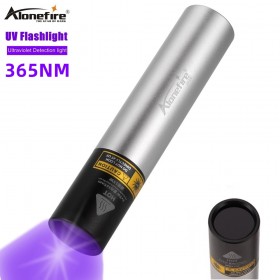 Alonefire SV22 15W UV Flashlight 365nm Ultra Violets mini Ultraviolet Waterproof Invisible Torch for Pet Stains Hunting Marker Checker