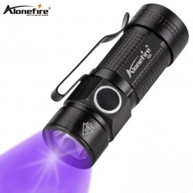Alonefire X29UV UV Handheld Blacklight Flashlights 395nm Mini Light Torch Detector for Pets Urine and Stains