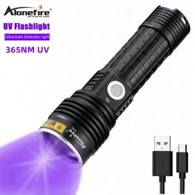 Alonefire SV26 15W UV Ultra Violet flashlight Black-Filter led High Power Ultraviolet Torch for Trace Fingerprint Detection