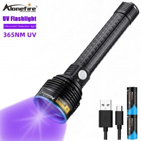 Alonefire SV27 15W High Power UV Flashlight Ultra Violet Light for Camping Urine Detector for Cats,Pet Stains Scorpions