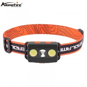 AloneFire HP56 Induction led headlamp XPG COB USB Headlight waterproof head torch Built-in lithium battery Outdoor Camping Fishing light