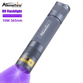 Alonefire SV48 10W 365 UV Led Flashlight Ultra Violet Ultraviolet 365nm Blacklight Detector for Dog Urine Marker Detector Scorpion