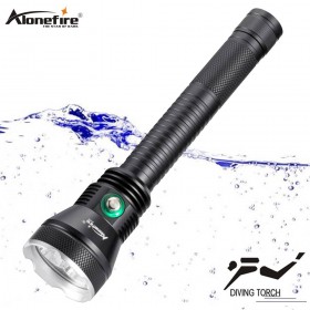 lonefire DV74 IPX8 professional Diving Flashlight 200M Dive Lamp Underwater XHP70.2 White Dive Light Torch