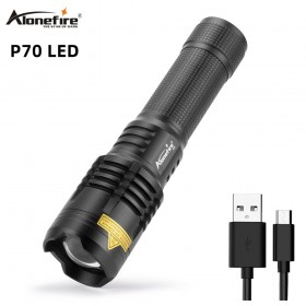 Alonefire H58 Super XHP70 Most Powerful Led Flashlight p70 High Power Torch light Rechargeable Tactical flashlight Usb Camping Lamp