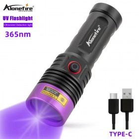Alonefire SV53 15W 365nm UV Flashlight Ultraviolet Blacklight Detector for Pet Urine Dry Stains Bed Bug Scorpions
