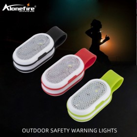 Alonefire PL400 LED Magnetic Safety Light Surfaces Safety Lights Outdoor Hiking Running Safety Warning Silicone Emergency Clip Lamp