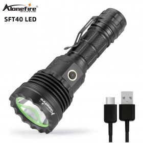 Alonefire SV52 SFT40 spotlight most powerful Led flashlight High Power Torch light Rechargeable 21700 battery Best Camping, Outdoor