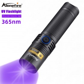 Alonefire SV59 15W 365nm uv Black Light Flashlight Ultraviolet Invisible Ultra Violets torch for Stains Detector Scorpion Hunting