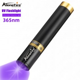 Alonefire SV60 Mini Blacklight Invisible Ink Marker Fluorescent agent detection UV Ultra Violet LED Flashlight Torch