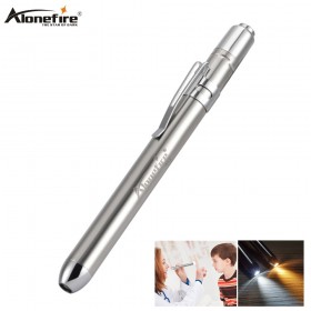 Alonefire P63 Medical Portable Mini flashlight LED Pen Light Torch Lamp Outdoor Camping Work Light For Doctor Nurse Diagnostic