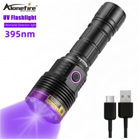 Alonefire SV51 395nm uv flashlight Torch Violet Ultraviolet Black Light lamp Pet Urine Scorpion Feminine hygiene Detector