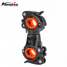 Alonefire BC06 Deemount 360°Rotation Tilting Adjustable Bike Lamp Flashlight Stand Mount Universal Cycling Clip Clamp LED Torch Holder