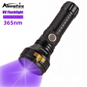 Alonefire H44UV 20W 365nm Ultra Violet Ultraviolet LED Flashlight Blacklight Light Money Detector Pet Stains Hunting Marker Checker