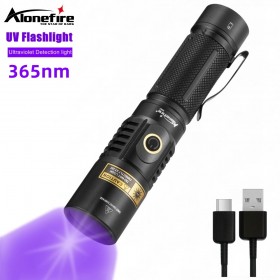 Alonefire SV67 15W UV Flashlight 365nm Ultraviolet Fluorescent agent Detector Invisible Torch for Pet Stains Hunting Marker Checker